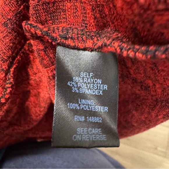 Torrid Red Textured Knit Long Sleeve Midi Dress – Women’s Size 4 (Plus) - Picture 14 of 15